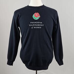 eXO Sports x Rose Bowl Vintage Embroidered Black Sweatshirt | Men's Small